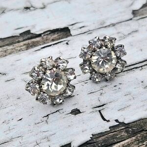 Vintage Rhinestone Earrings
